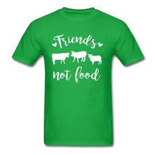 Load image into Gallery viewer, Vegan Belief T Shirt Men Homme Plus Size S-3XL 100 Organic Cotton Clothing Father's day Apparel Adult Tops T-Shirt Funny Animal