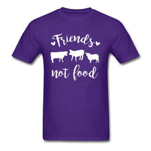 Load image into Gallery viewer, Vegan Belief T Shirt Men Homme Plus Size S-3XL 100 Organic Cotton Clothing Father's day Apparel Adult Tops T-Shirt Funny Animal
