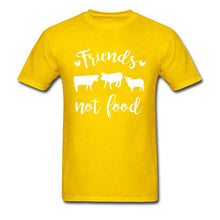 Load image into Gallery viewer, Vegan Belief T Shirt Men Homme Plus Size S-3XL 100 Organic Cotton Clothing Father's day Apparel Adult Tops T-Shirt Funny Animal