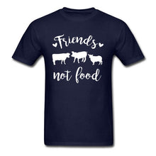 Load image into Gallery viewer, Vegan Belief T Shirt Men Homme Plus Size S-3XL 100 Organic Cotton Clothing Father's day Apparel Adult Tops T-Shirt Funny Animal