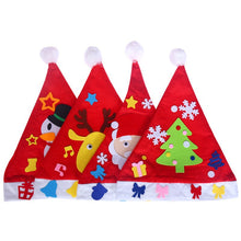 Load image into Gallery viewer, DIY Christmas Hat Christmas children's nursery school Christmas necessities and children's Christmas hat