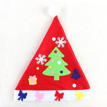 Load image into Gallery viewer, DIY Christmas Hat Christmas children's nursery school Christmas necessities and children's Christmas hat
