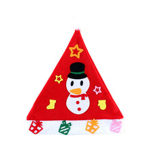 Load image into Gallery viewer, DIY Christmas Hat Christmas children's nursery school Christmas necessities and children's Christmas hat