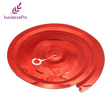 Load image into Gallery viewer, SALE! Lucia crafts 6pcs 90-14.5cm Spiral Ceiling Hanging Sequins Party Christmas Wedding Decoration Accessories 058002048