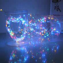 Load image into Gallery viewer, Solar Lights Outdoor Twinkle Light Starry String Lights Warm White With 100 leds ,Christmas Solar Lights Outdoor