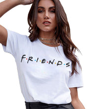 Load image into Gallery viewer, T-Shirt Women Top New Harajuku Summer Fashion Casual Friends TV Printed Kawaii Vogue Best Friends Shirts Tee Tops Ladies Clothes