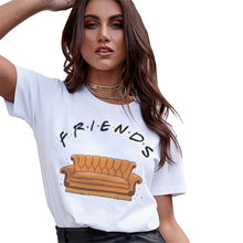 Load image into Gallery viewer, T-Shirt Women Top New Harajuku Summer Fashion Casual Friends TV Printed Kawaii Vogue Best Friends Shirts Tee Tops Ladies Clothes