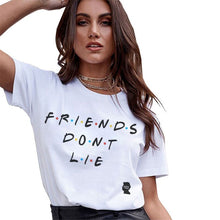 Load image into Gallery viewer, T-Shirt Women Top New Harajuku Summer Fashion Casual Friends TV Printed Kawaii Vogue Best Friends Shirts Tee Tops Ladies Clothes