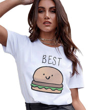 Load image into Gallery viewer, T-Shirt Women Top New Harajuku Summer Fashion Casual Friends TV Printed Kawaii Vogue Best Friends Shirts Tee Tops Ladies Clothes