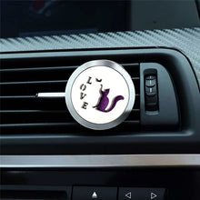 Load image into Gallery viewer, Stainless Car Air Vent Freshener Essential Oil Diffuser