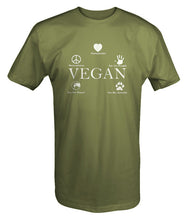 Load image into Gallery viewer, 2018 Hot Sale 100&amp; Cotton Vegan Compassion Animals People Healthy Organic T Shirt Summer Style Tee Shirt