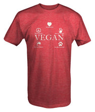 Load image into Gallery viewer, 2018 Hot Sale 100&amp; Cotton Vegan Compassion Animals People Healthy Organic T Shirt Summer Style Tee Shirt