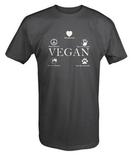 Load image into Gallery viewer, 2018 Hot Sale 100&amp; Cotton Vegan Compassion Animals People Healthy Organic T Shirt Summer Style Tee Shirt