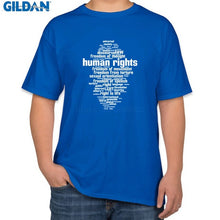 Load image into Gallery viewer, Creative Comfortable Tshirt For Men Short Sleeve Human Rights Tshirt Spring Men T Shirt Normal Hilarious Anti-Wrinkle