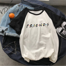 Load image into Gallery viewer, Friends Tv T-Shirt kawaii T Shirt female Tv Show friends Letter Print Women clothes Summer Fashion Cute Girl Top friends Tee