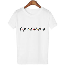 Load image into Gallery viewer, Summer Fashion Harajuku FRIENDS Letter Graphic Tee Shirt Femme Grunge Aesthetic Glasses Best Friends Tv Casual Tshirt Women Tops