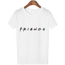 Load image into Gallery viewer, Harujuku Kawaii Tops Friends Tv T Shirt Women Korean Style Fashion Tshirt Ulzzang Black T Shirt Letter Printed Tumblr Tees