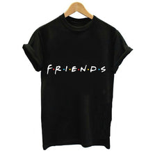 Load image into Gallery viewer, Harujuku Kawaii Tops Friends Tv T Shirt Women Korean Style Fashion Tshirt Ulzzang Black T Shirt Letter Printed Tumblr Tees