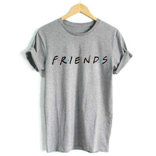 Load image into Gallery viewer, FRIENDS Letter Print T-Shirts for Female Girl Boyfriend Women TShirt Casual O-Neck Funny T-Shirt Loose Cute Lady Top Tee Hipster