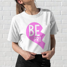 Load image into Gallery viewer, Newest Best Friends T Shirt Women Harajuku Kawaii BFF T-shirt 90s Graphic Cartoon Tshirt Funny Fashion Top Tees Streetwea Female