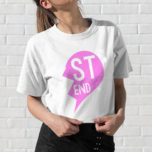 Load image into Gallery viewer, Newest Best Friends T Shirt Women Harajuku Kawaii BFF T-shirt 90s Graphic Cartoon Tshirt Funny Fashion Top Tees Streetwea Female